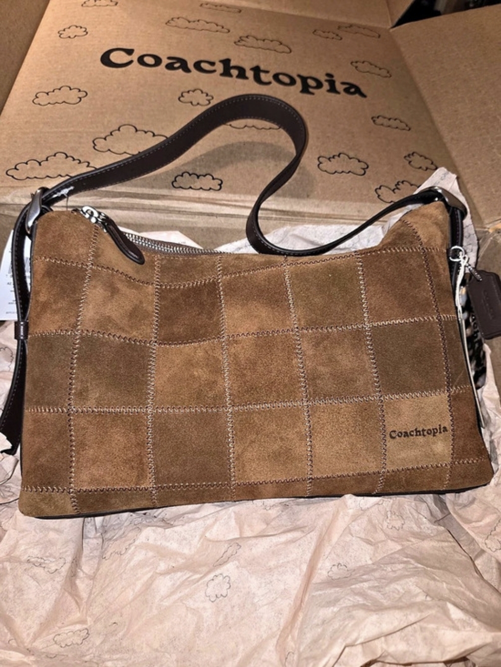 Coach Coachtopia Alter/Ego Slouchy Shoulder Bag In russet